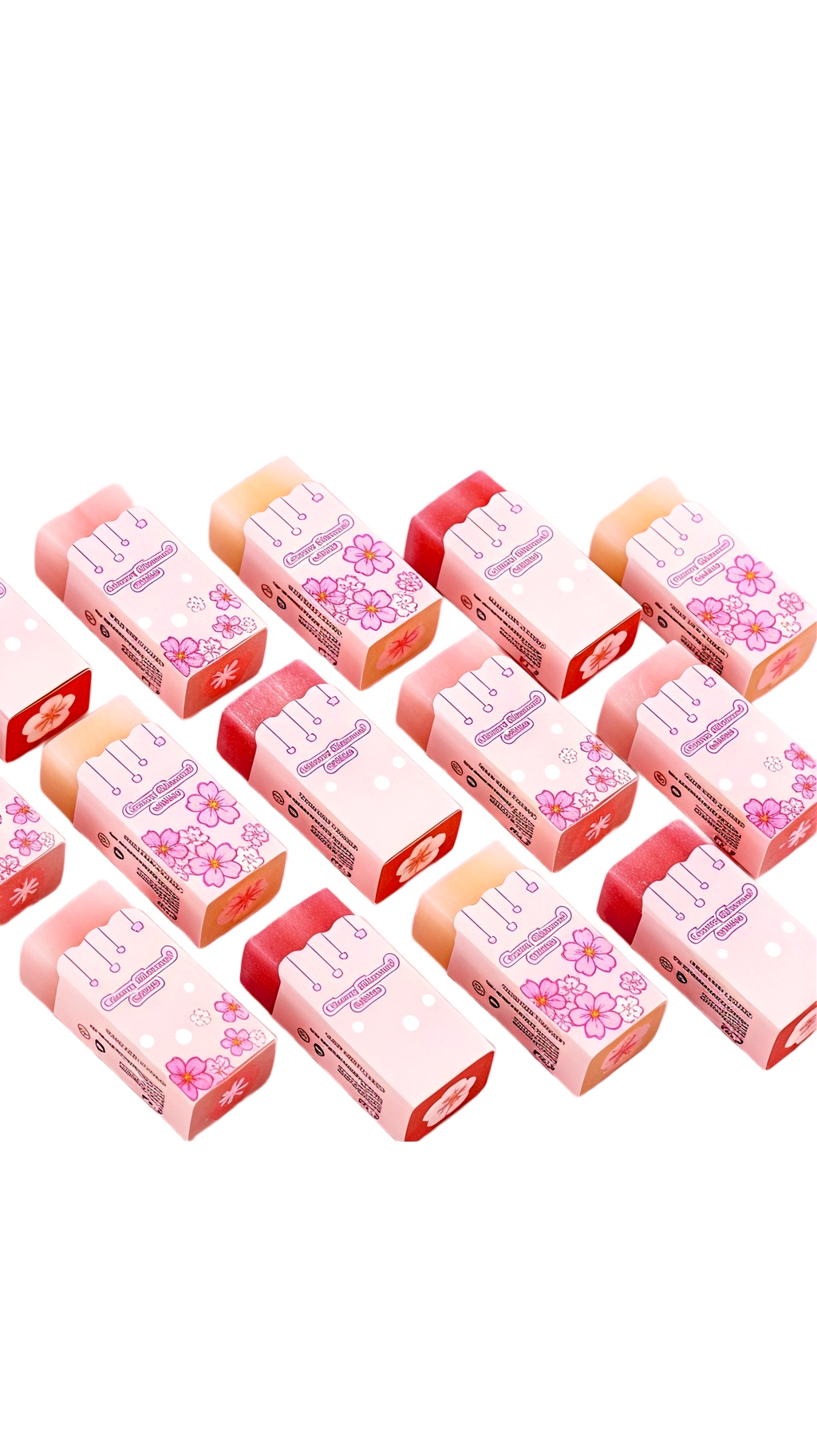 Cherry Blossom Erasers