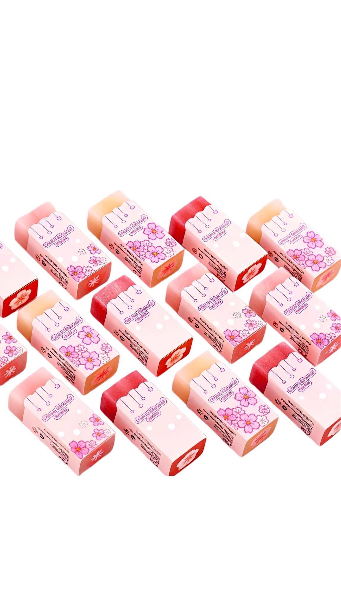 Cherry Blossom Erasers