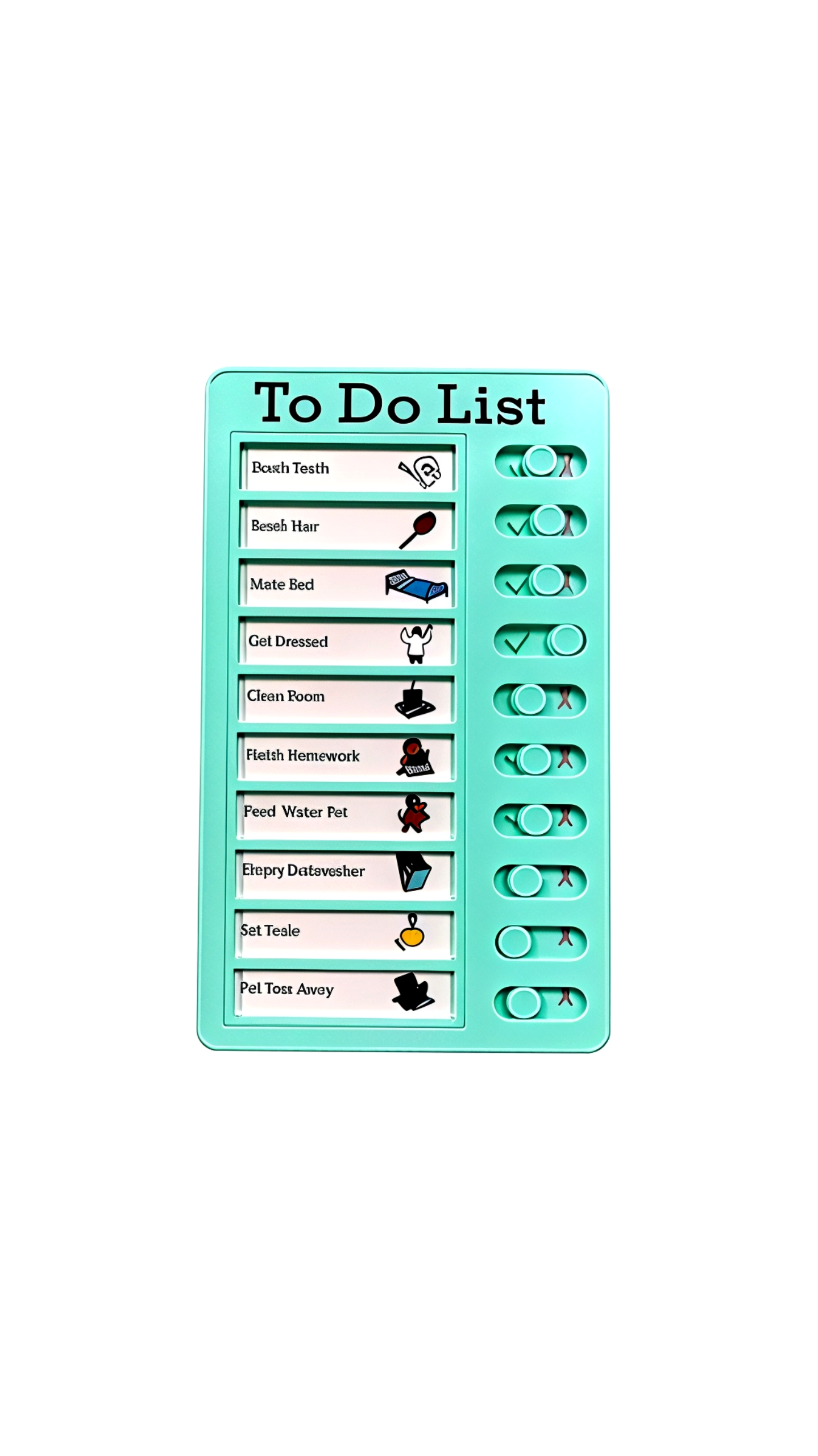 My Chore Check List Board