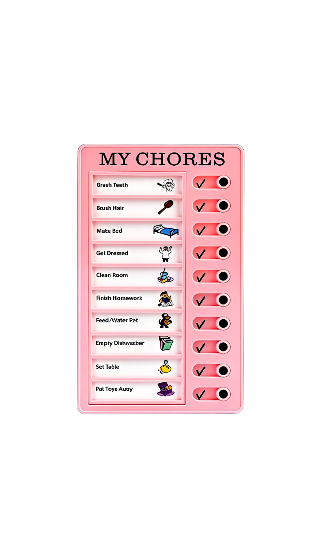 My Chore Check List Board