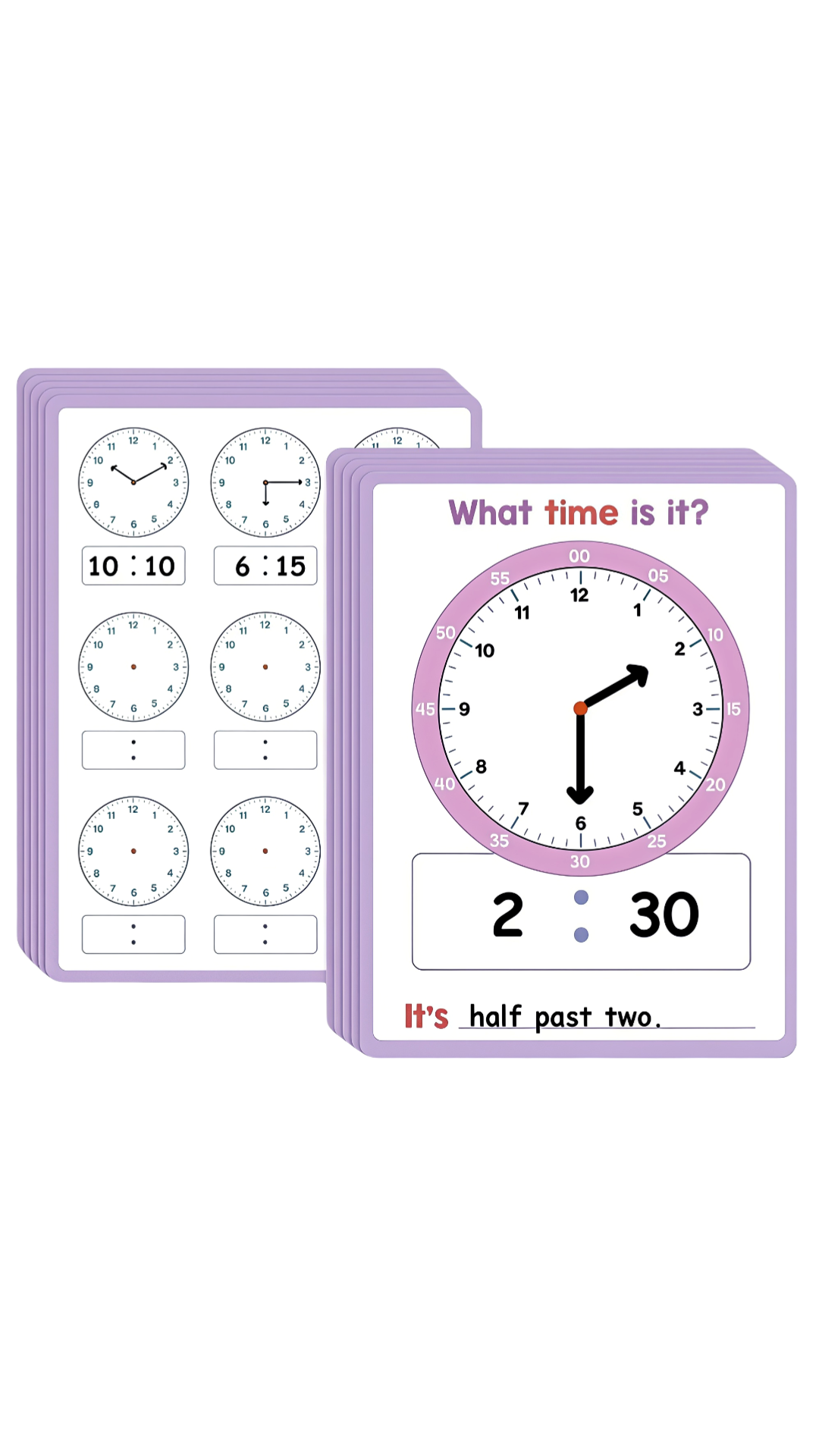 Dry Erase Learning Clock