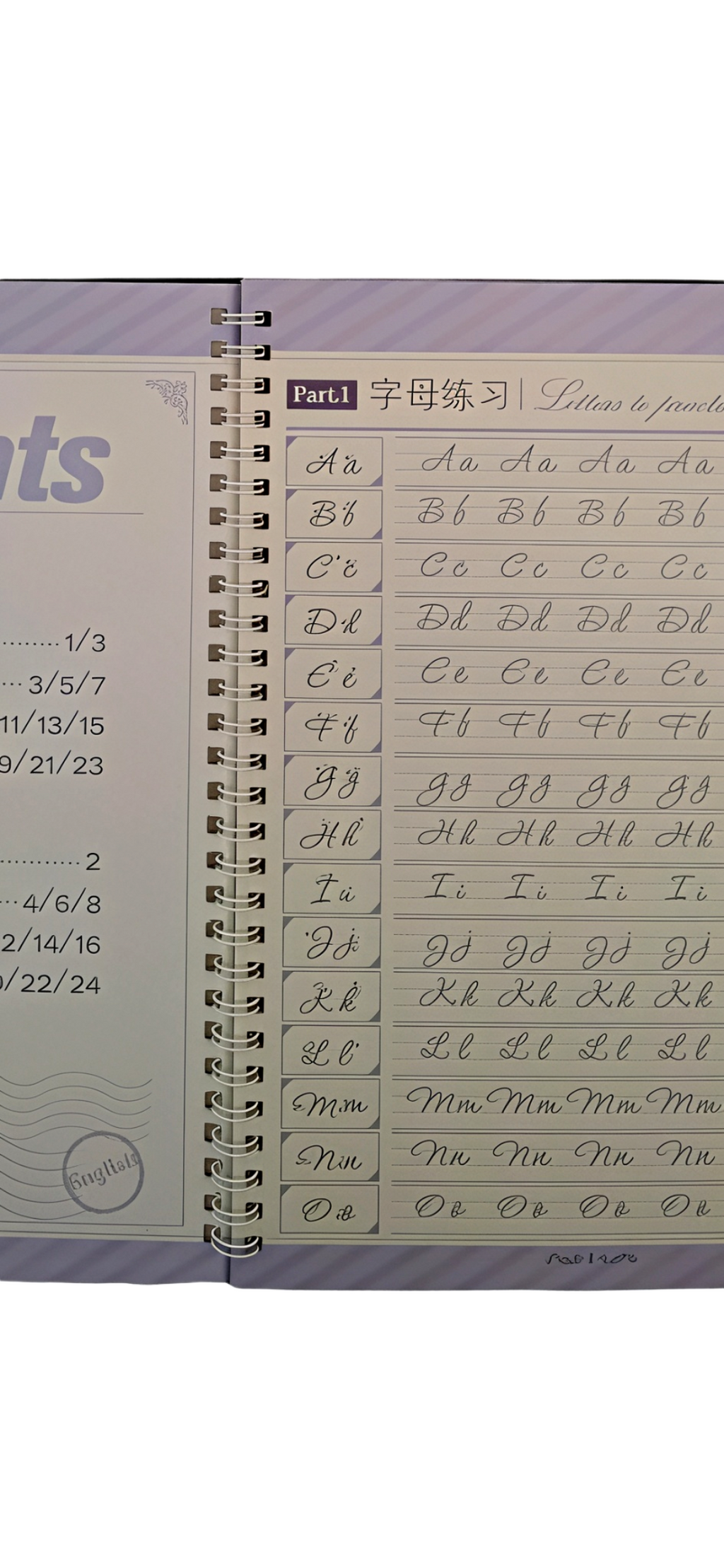 Calligraphy Practice Book