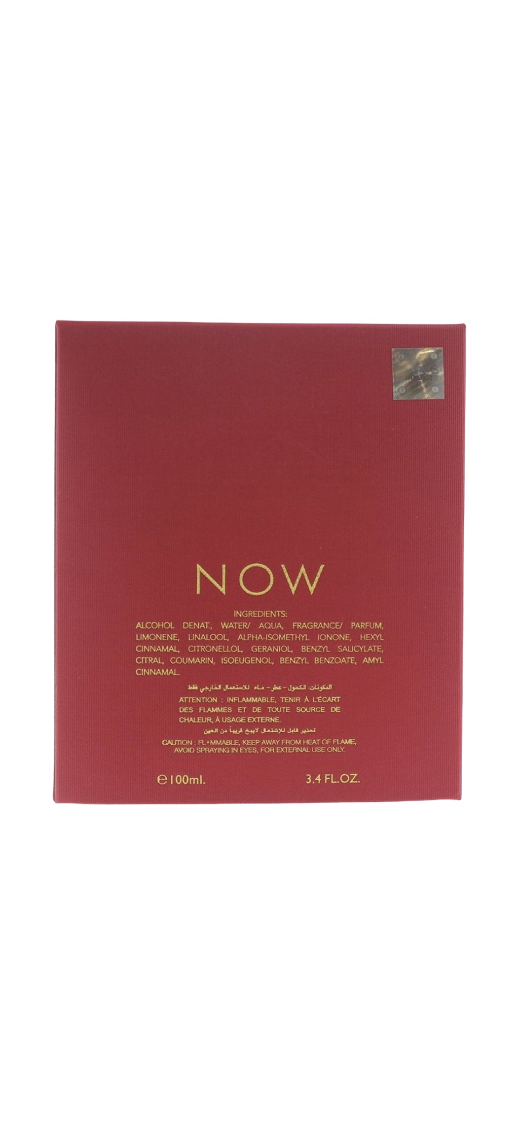 Rave Now Rouge Eau De Parfum by Lattafa 100ml
