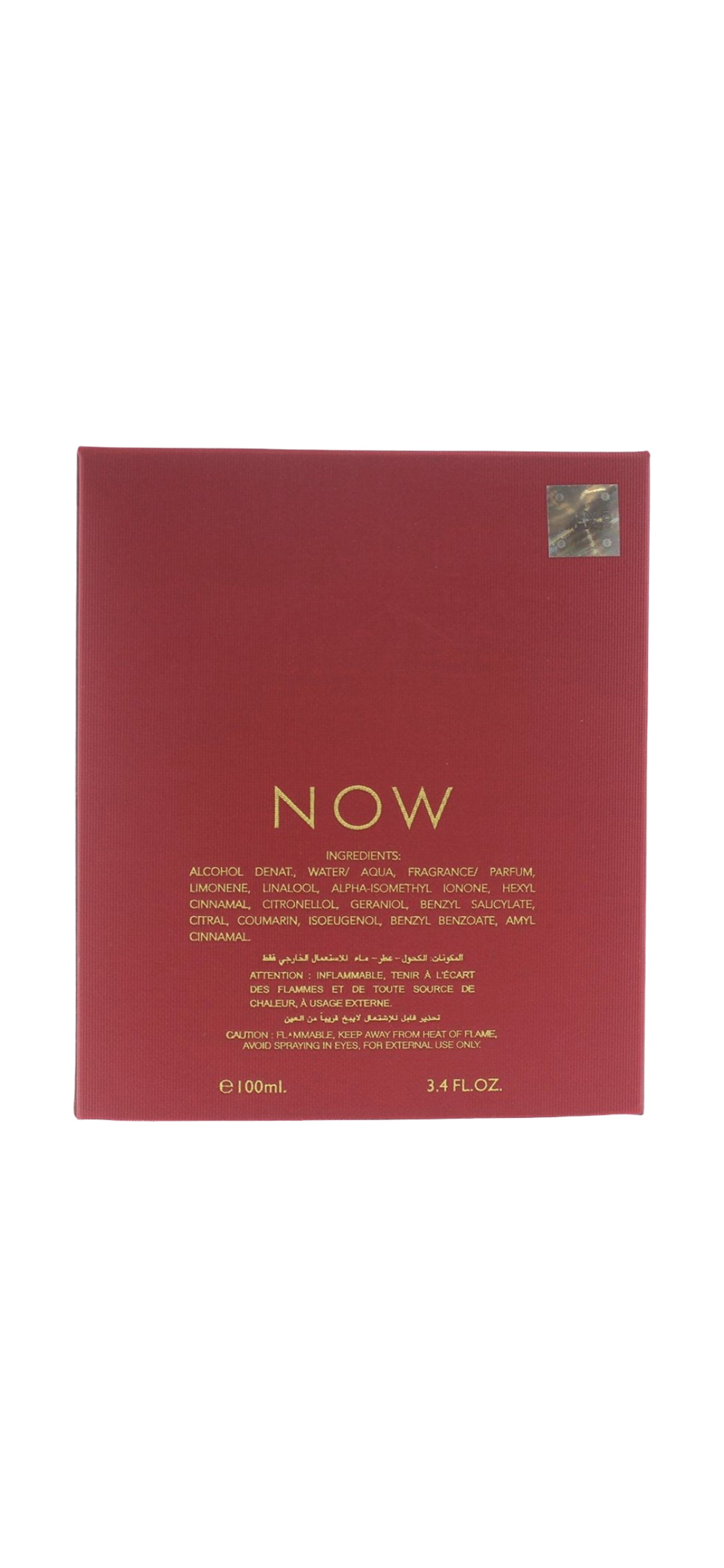 Rave Now Rouge Eau De Parfum by Lattafa 100ml