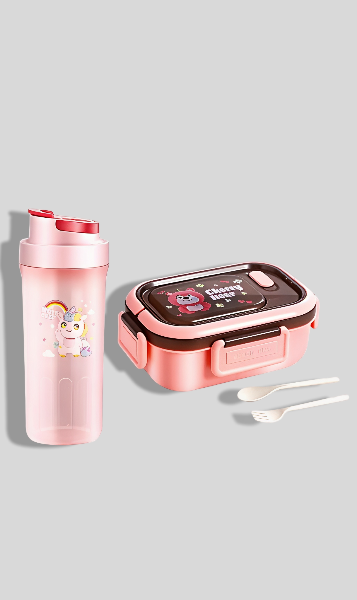 Kids Lunch Box And Water Bottle Set