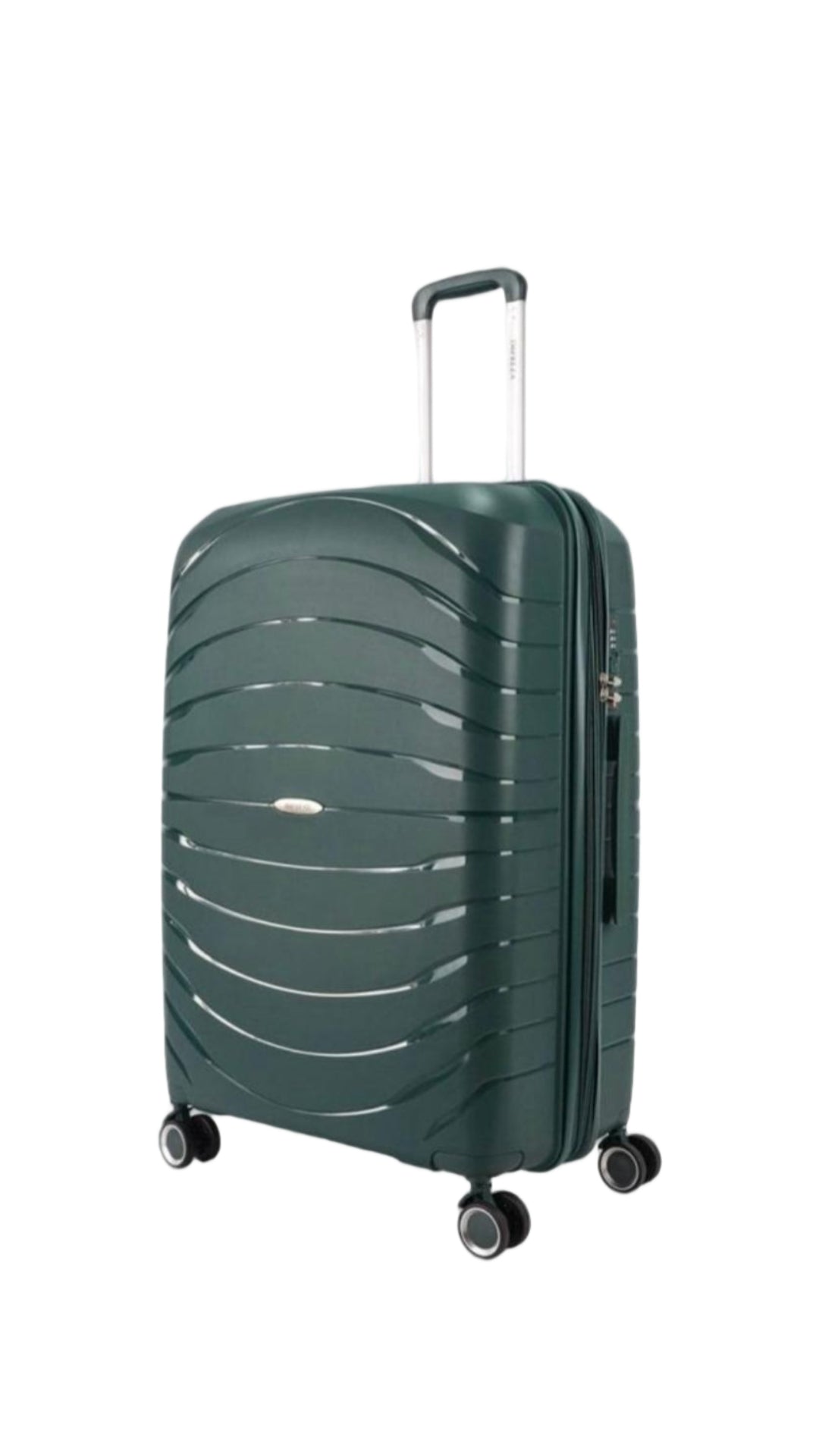 3 Piece High Quality Hard Shell Travel Suitcase - Green