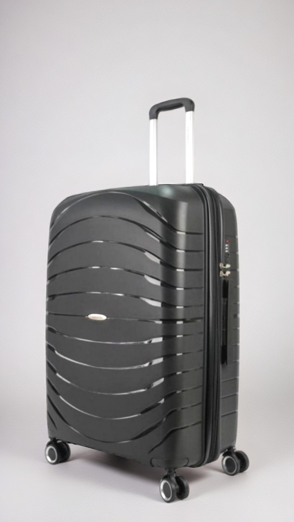 3 Piece High Quality Hard Shell Travel Suitcase -Black