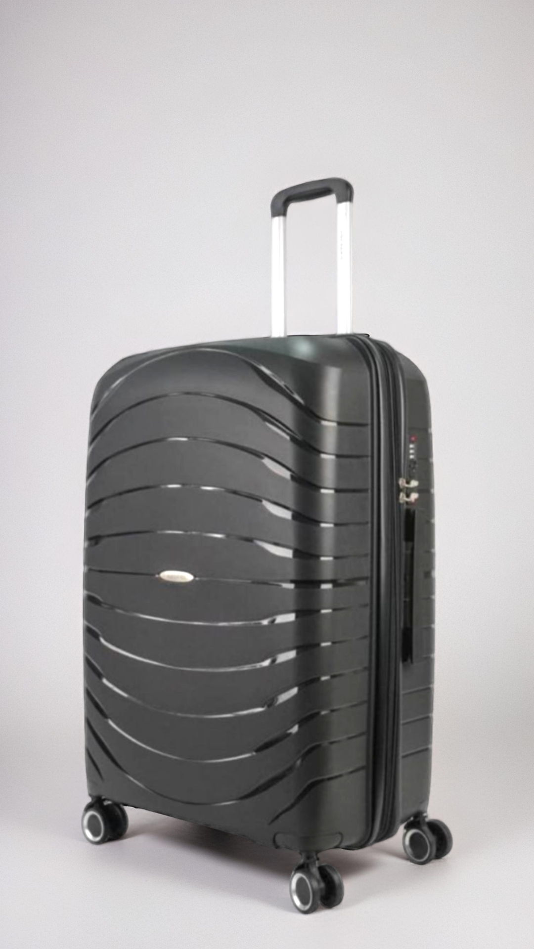 3 Piece High Quality Hard Shell Travel Suitcase -Black