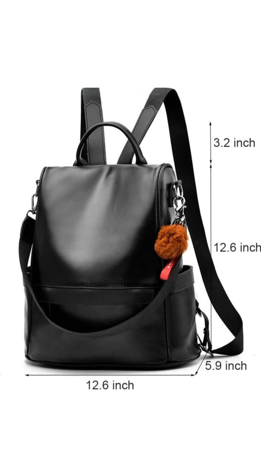 Women Fashion PU Leather Backpack