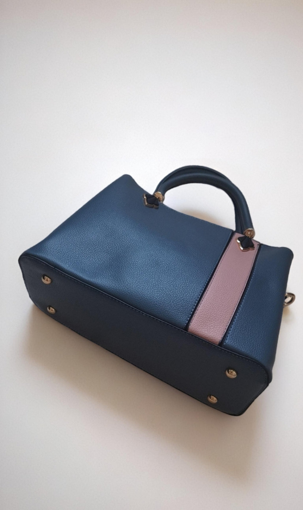 Blue And Pink Women's Handbag