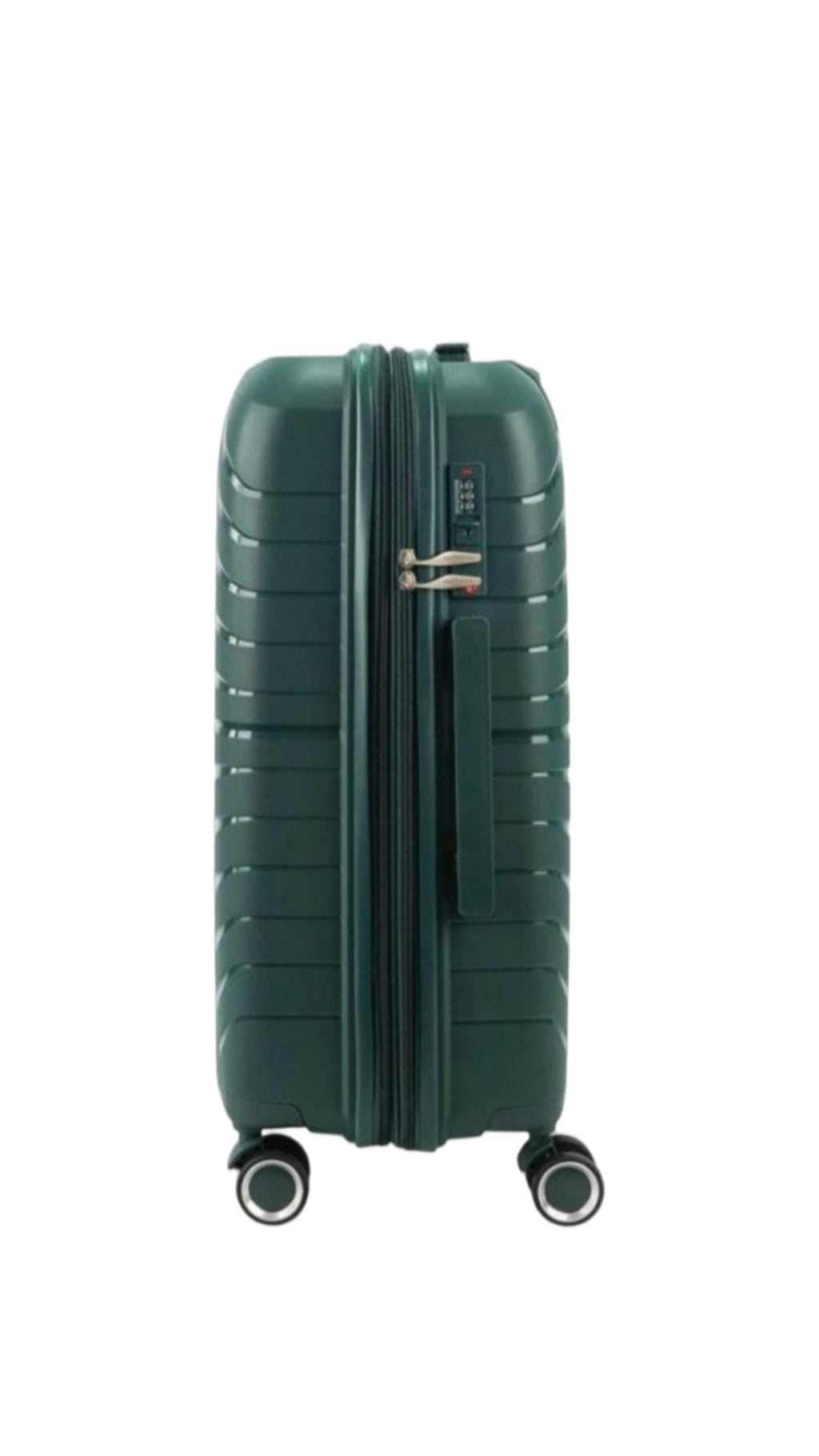 3 Piece High Quality Hard Shell Travel Suitcase - Green