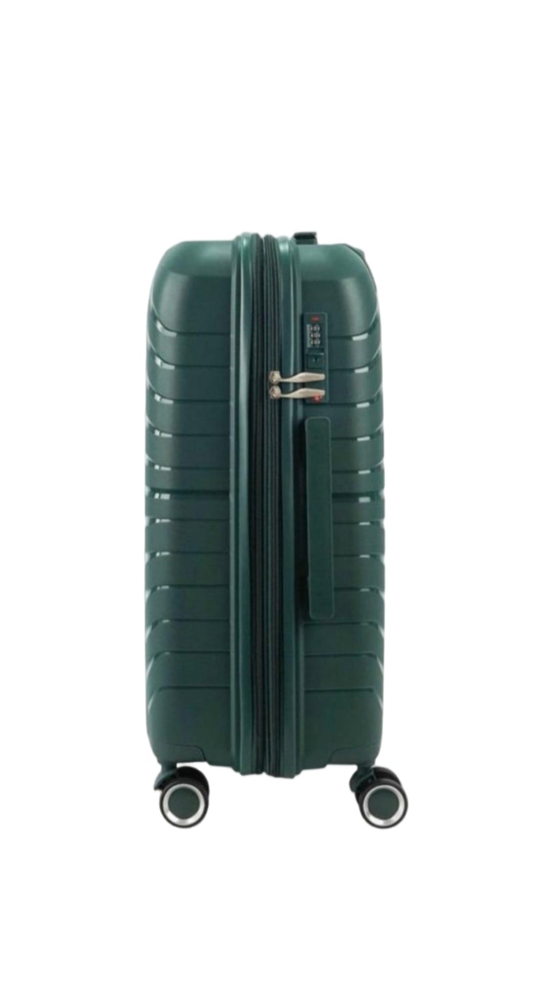 3 Piece High Quality Hard Shell Travel Suitcase - Green