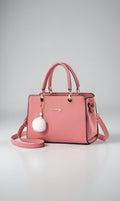 Pink Top-Handle Crossbody Bag