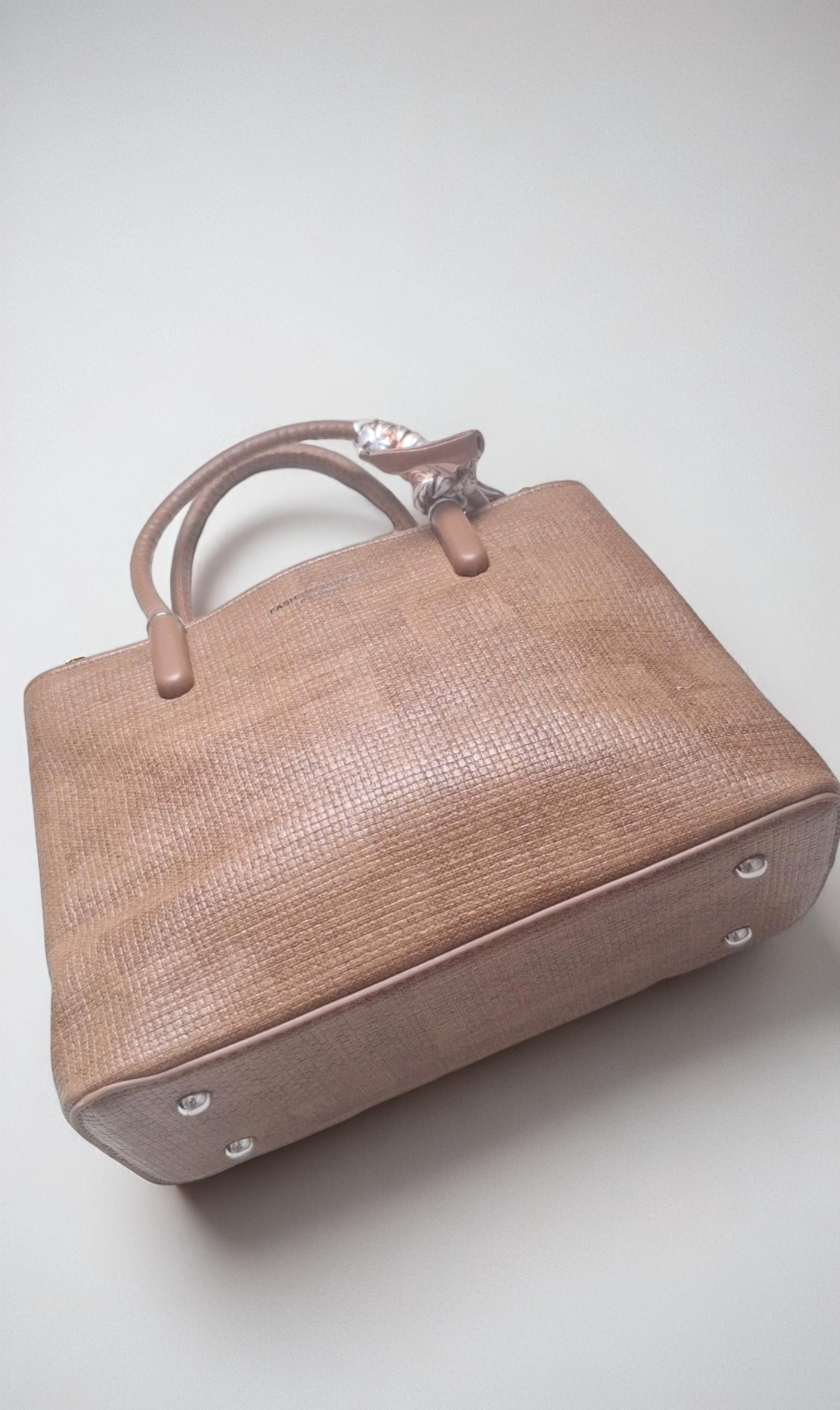 Woven-look brown Bag for  Women