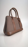 Brown Bucket Satchel Bag