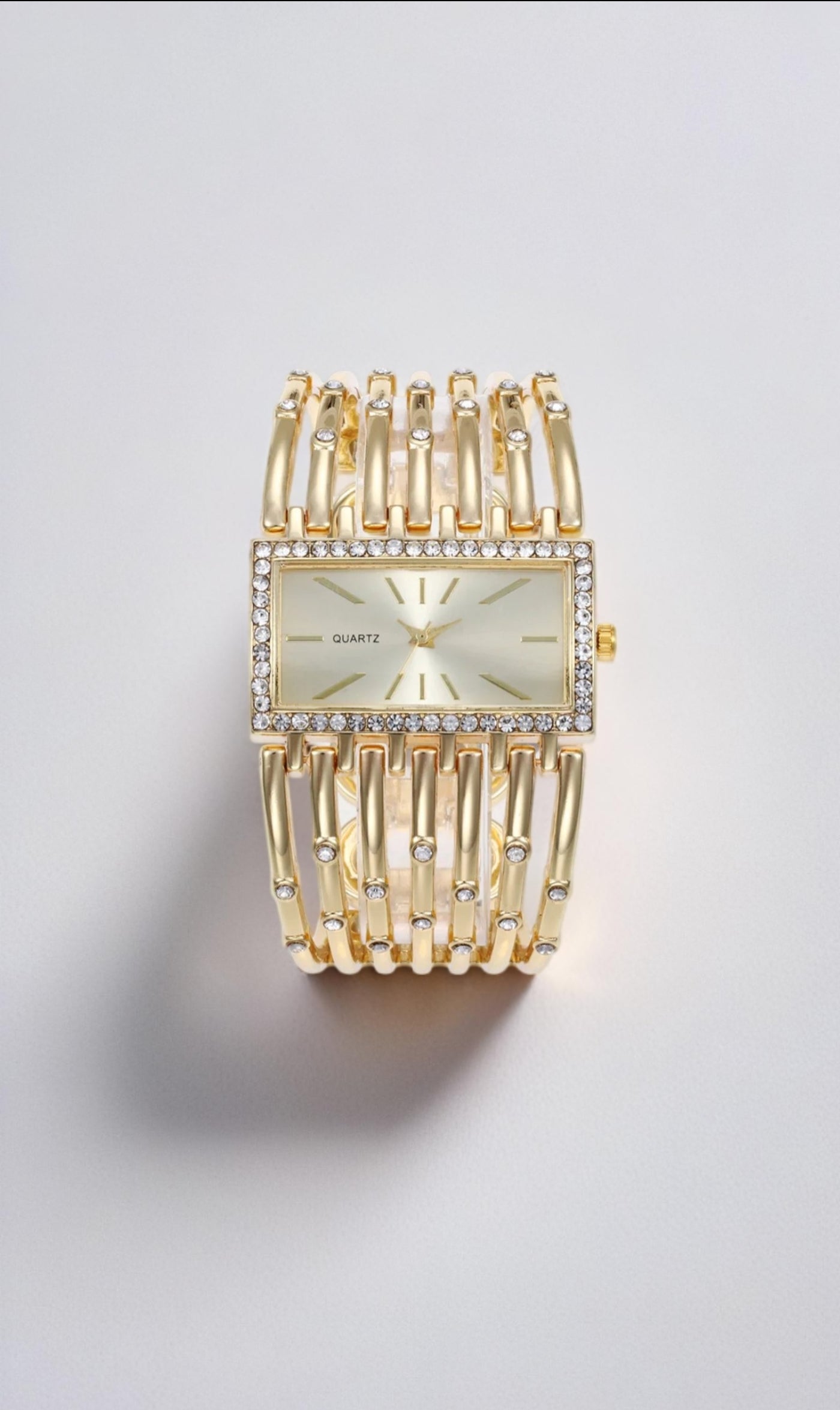 Women's Elegant Skeleton Rhinestone Wrist Watch