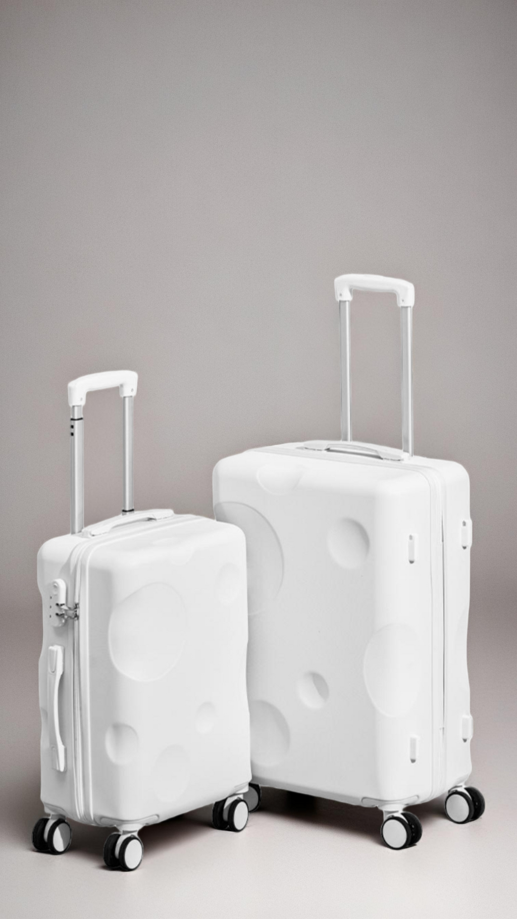 Pouchio 20inch & 24inch Luggage Set of 2 with Cup Holder