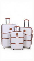 Elegant 3-in-1 Luggage Set: Travel in Style and Comfort - White