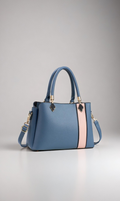 Blue And Pink Women's Handbag