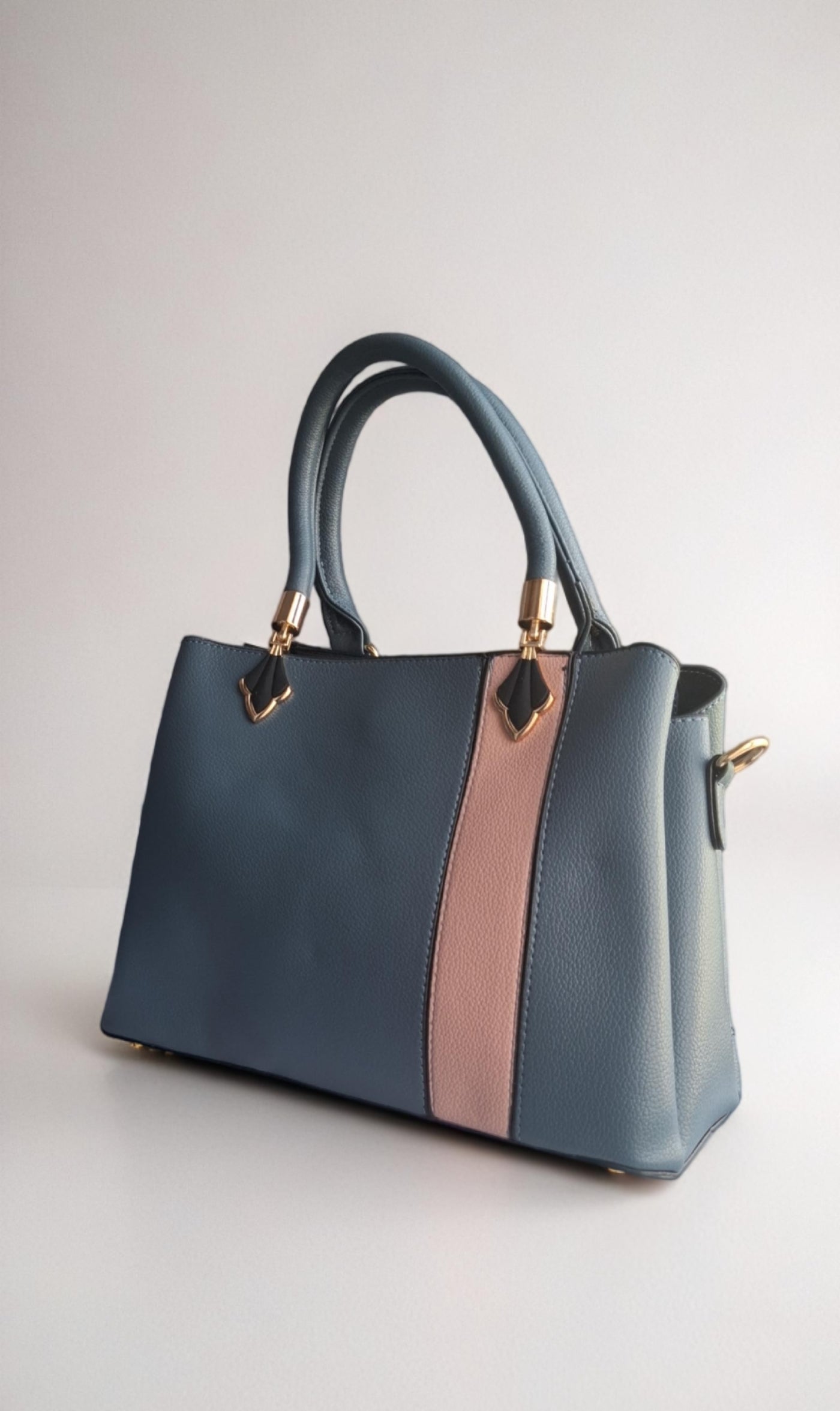 Blue And Pink Women's Handbag